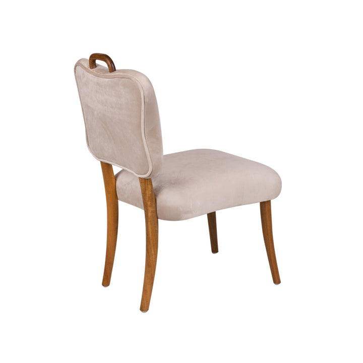 Royere Dining Chair - Velvet-France & Son-FL1088H-BGE-Dining Chairs-4-France and Son