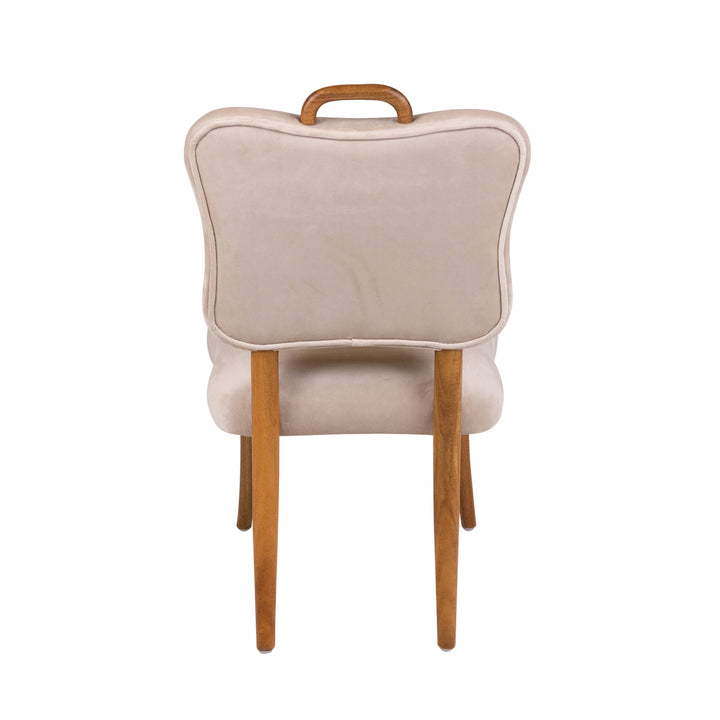 Royere Dining Chair - Velvet-France & Son-FL1088H-BGE-Dining Chairs-5-France and Son