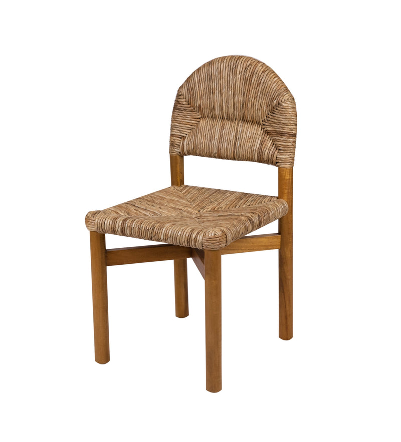 Perriand Rounded Side Chair-France & Son-FL1091NTRL-ACA-Dining Chairs-2-France and Son