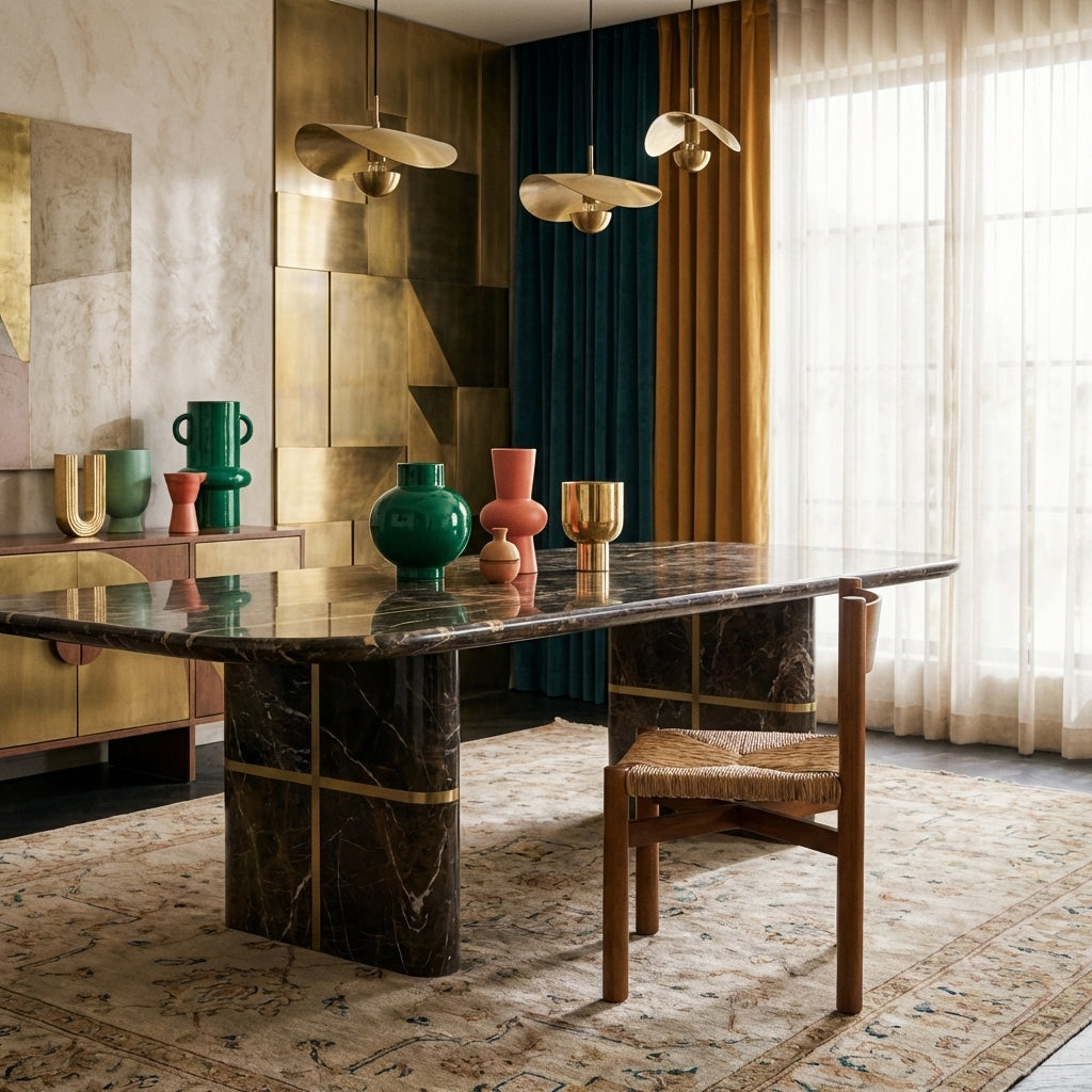 Dunewood Dining Side Chair with Woven Seat