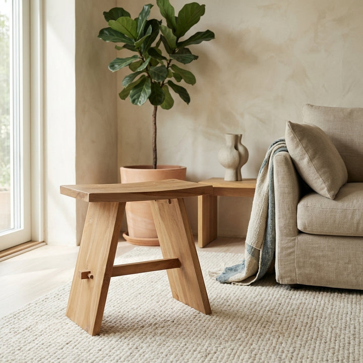 Teak A Stool