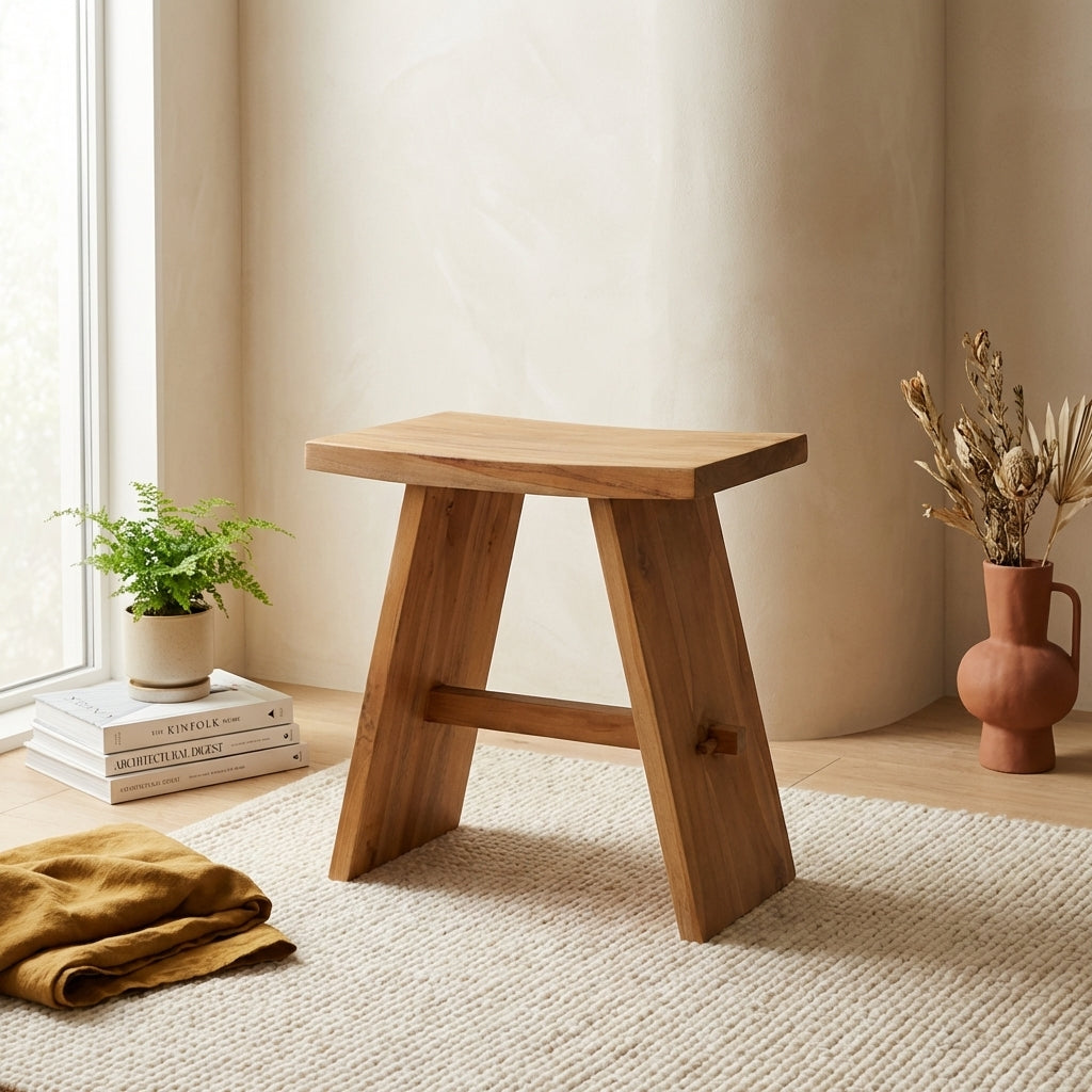 Teak A Stool