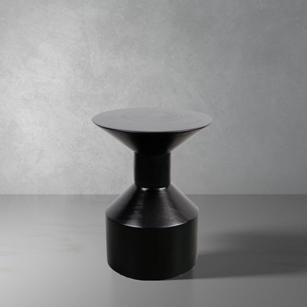 Parsa Side Table-France & Son-FL1132BLK-Side Tables-1-France and Son