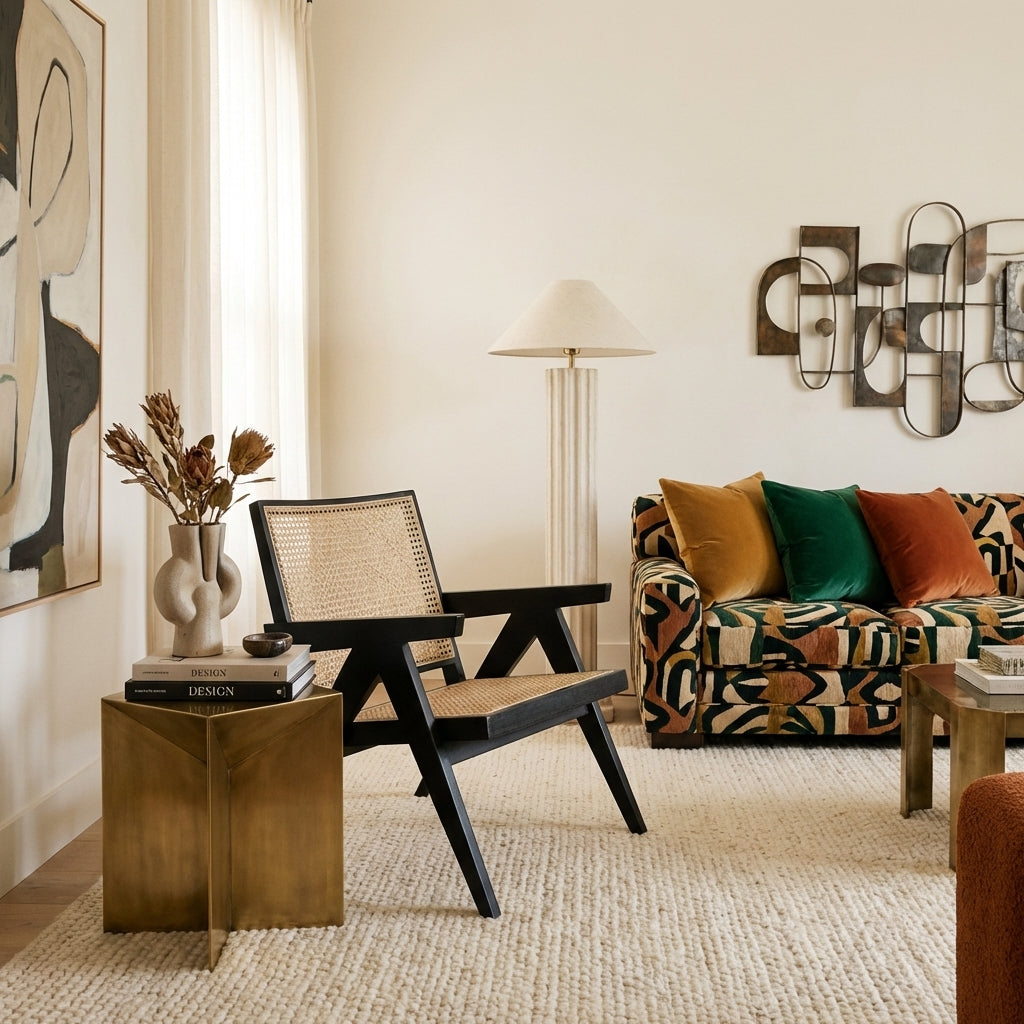 Jeanneret Lounge Chair with Arms