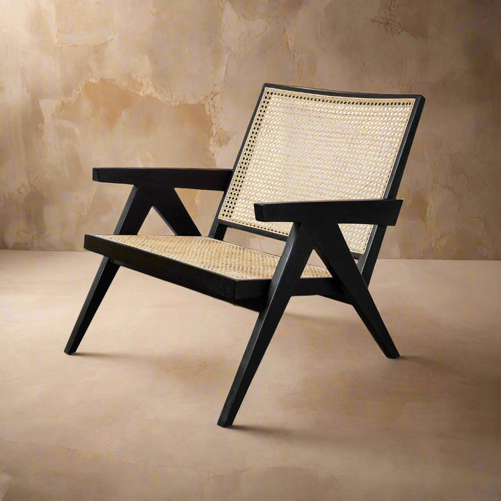 Jeanneret Lounge Chair with Arms Rental Price/Week – France Son