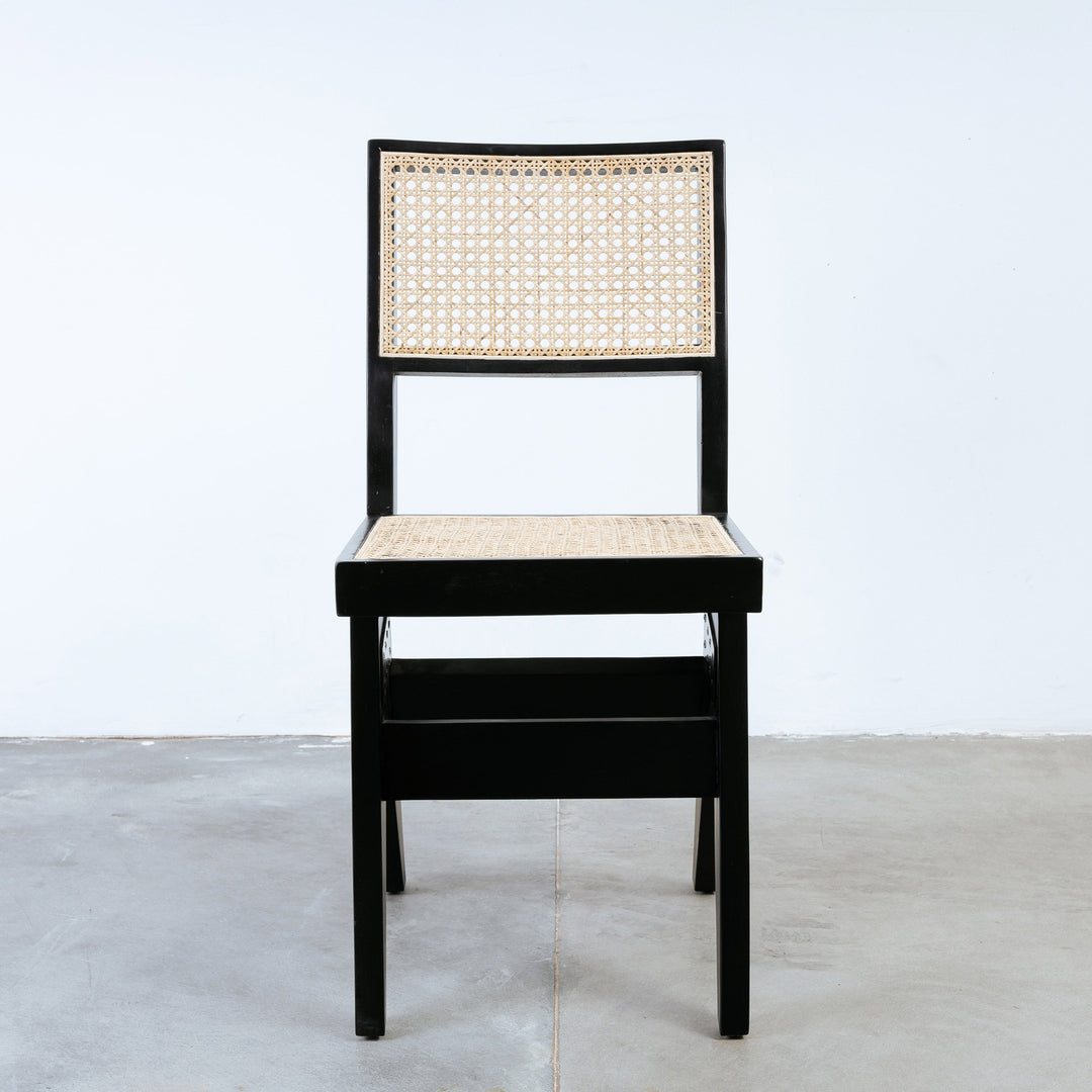 Jeanneret Dining Side Chair-France & Son-FL1318NTRL-Dining ChairsSingle-Natural-11-France and Son