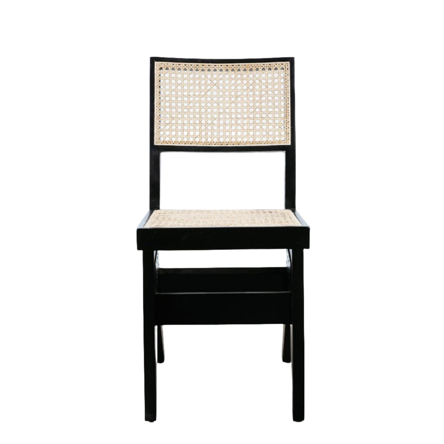 Jeanneret Dining Side Chair-France & Son-FL1318NTRL-Dining ChairsSingle-Natural-11-France and Son