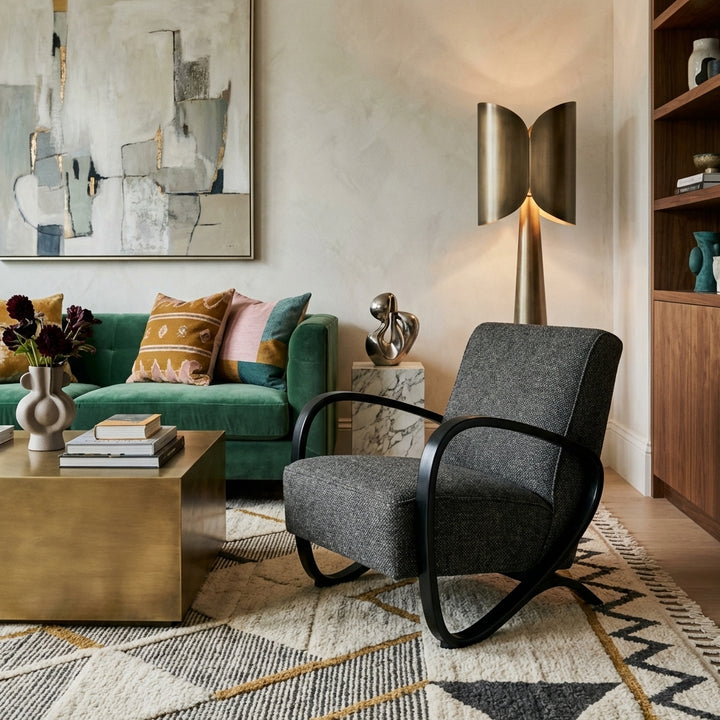 Halabala Lounge Chair - Grey