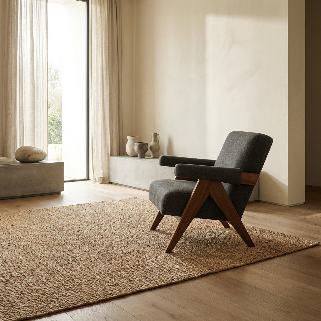 Jeanneret Upholstered Lounge Chair