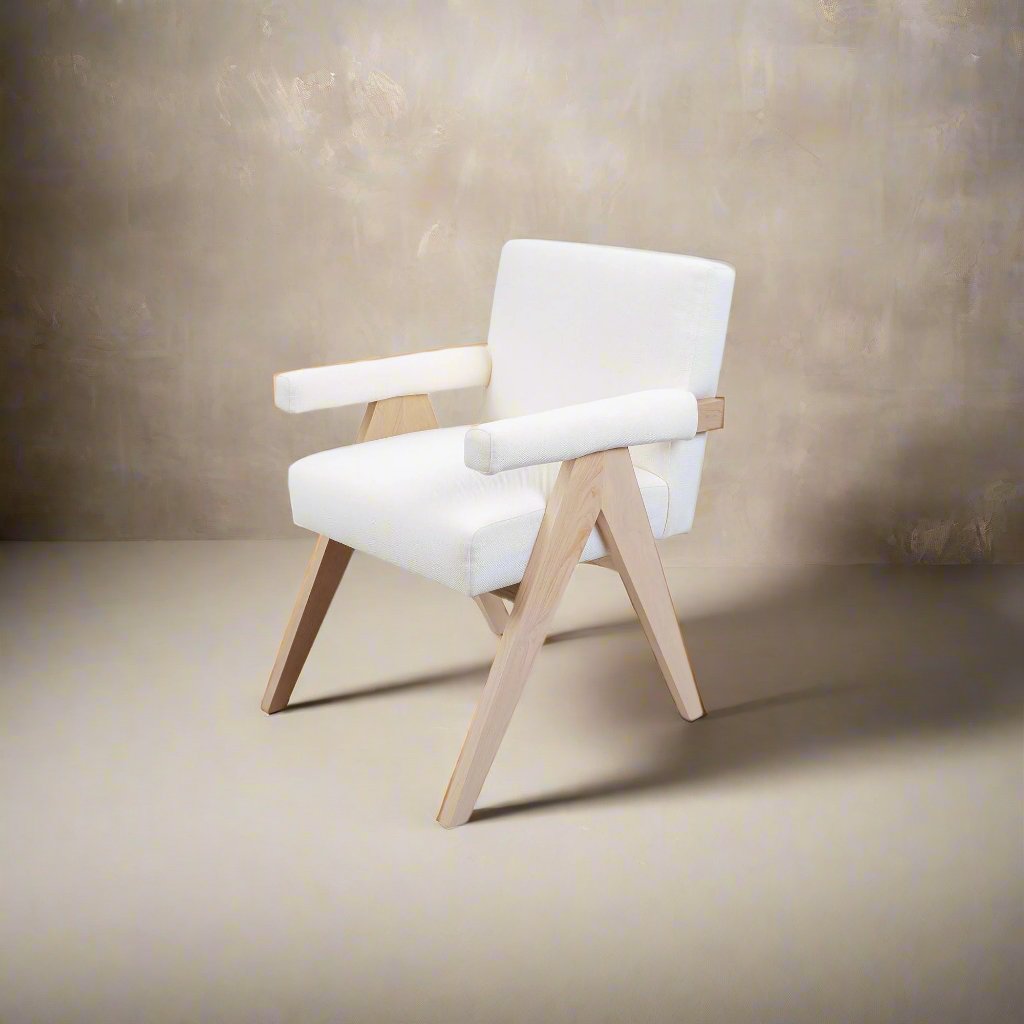 Jeanneret Dining Armchair - Upholstered