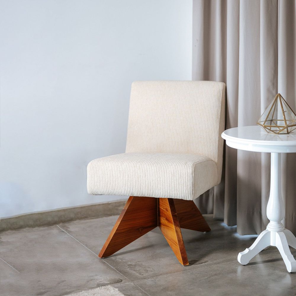 Pierre Jeanneret Armless Slipper Chair w/ X base – France & Son