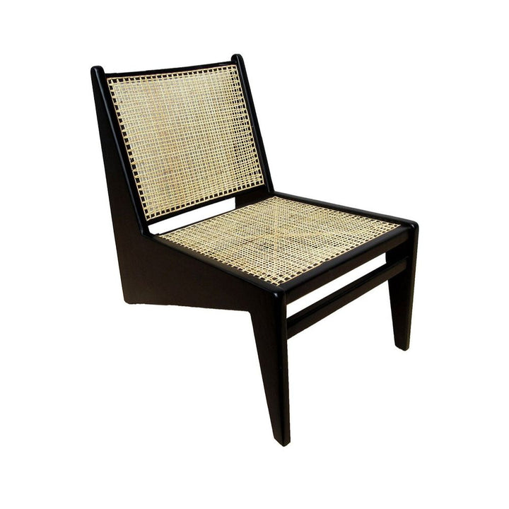 Rental Jeanneret Kangaroo Armless Lounge Chair with Hand Caned Seat - Rental Price/Week