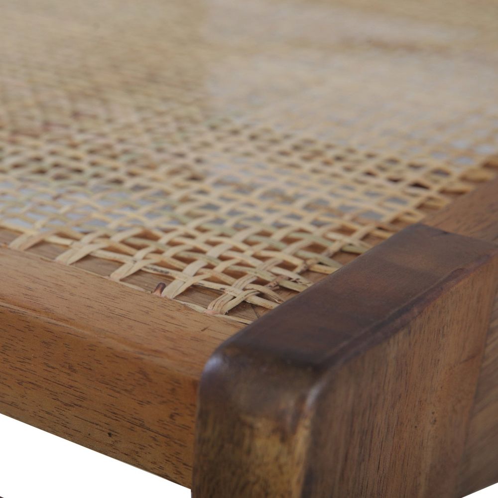 Jeanneret Kangaroo Armless Lounge Chair with Hand Caned Seat - Rental Price/Week