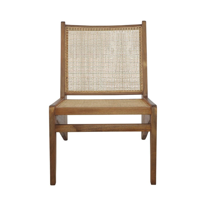 Jeanneret Kangaroo Armless Lounge Chair with Hand Caned Seat - Rental Price/Week