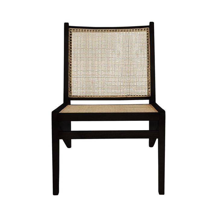 Rental Jeanneret Kangaroo Armless Lounge Chair with Hand Caned Seat - Rental Price/Week
