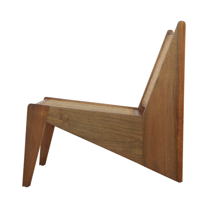 Jeanneret Kangaroo Armless Lounge Chair with Hand Caned Seat - Rental Price/Week