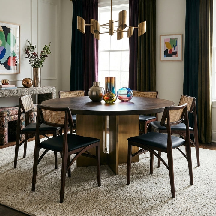 Razzia Cane Dining Chair with Seat Pad