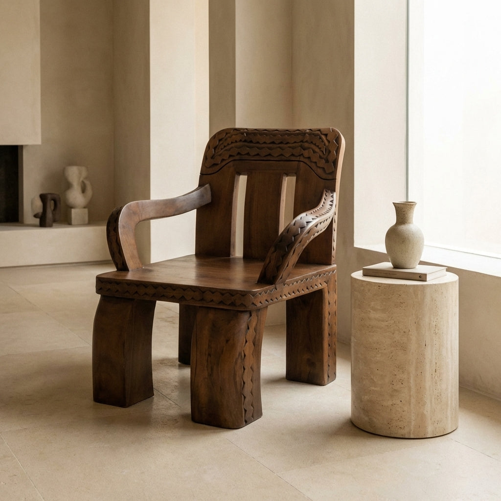 Brutalist Ezequiel Lounge Chair