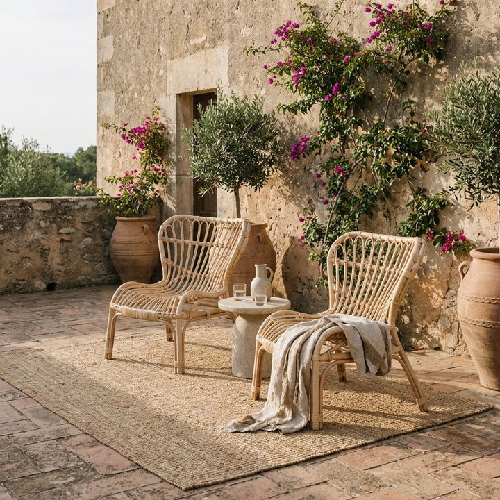 Viggo Foxy Rattan Accent Lounge Chair