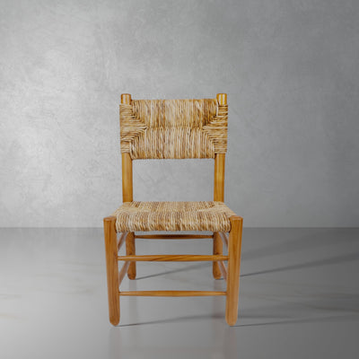 Charlotte Perriand Dordogne Dining Chair-France & Son-FL1365NTRLNEW-Dining ChairsNatural-1-France and Son