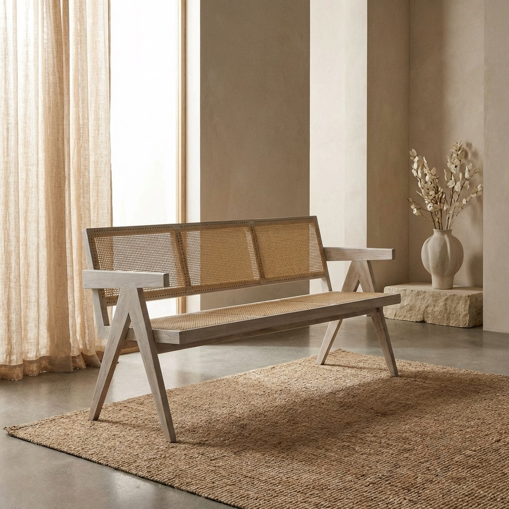 Jeanneret Outdoor Sofa - Teak Grey