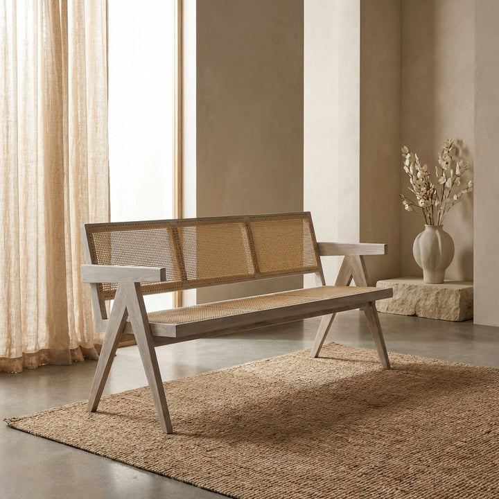 Jeanneret Outdoor Sofa - Teak Grey