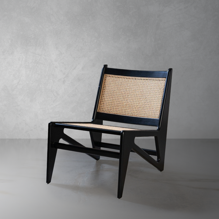 Jeanneret Kangaroo Lounge Chair with Cutout-France & Son-FL1390NTRL-Lounge ChairsTeak-8-France and Son