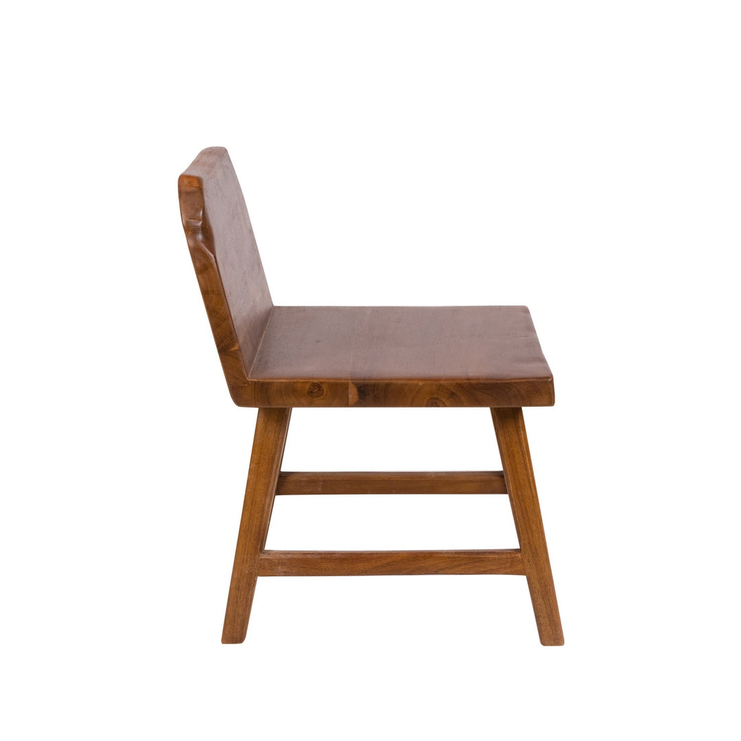 Live Edge Side Chair-France & Son-FL1392NTRL-Dining Chairs-4-France and Son