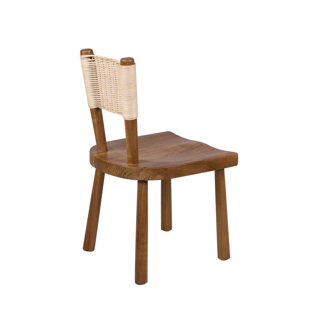 Scroll Dining Chair-France & Son-FL1393NTRL-4-France and Son