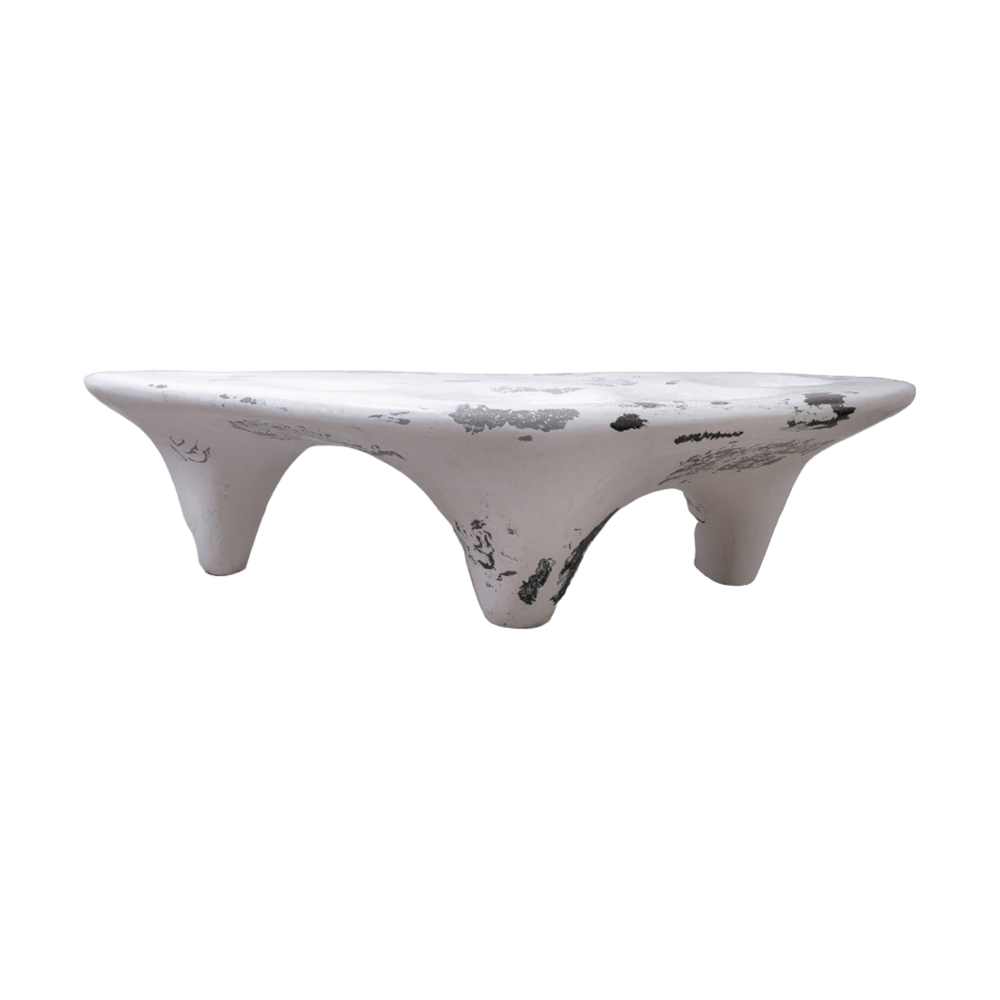 Amoeba Coffee Table Bench-France & Son-FL1446WHT-Coffee Tables-1-France and Son