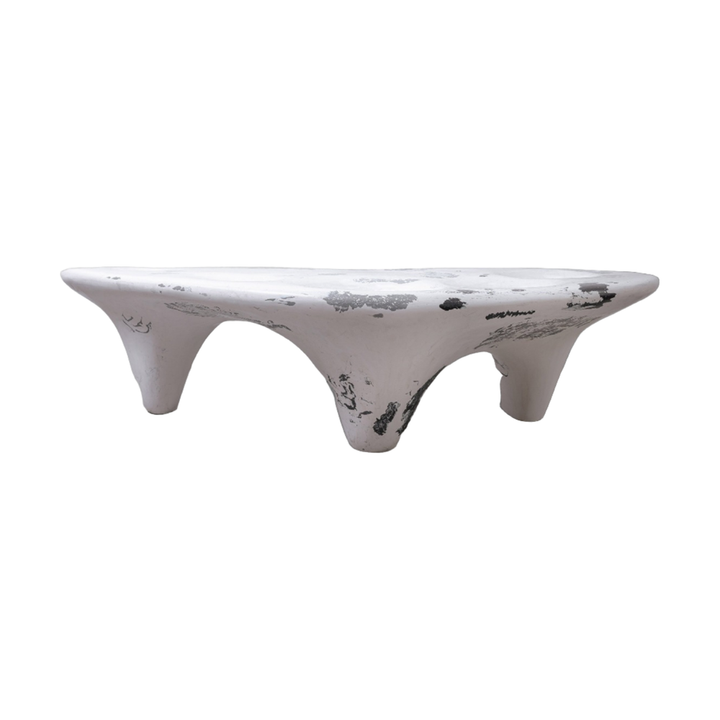 Amoeba Coffee Table Bench-France & Son-FL1446WHT-Coffee Tables-1-France and Son