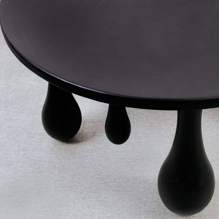 Drip Drop Coffee Table - Round-France & Son-FL1462BLK-Coffee Tables-4-France and Son
