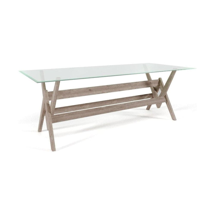Jeanneret Dining Table - Large-France & Son-FL1491BASE-GREY-Dining TablesGrey Base-1-France and Son