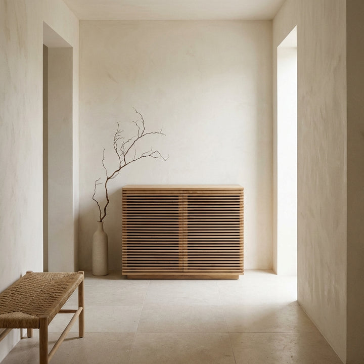 Jensen Slatted Teak Cabinet