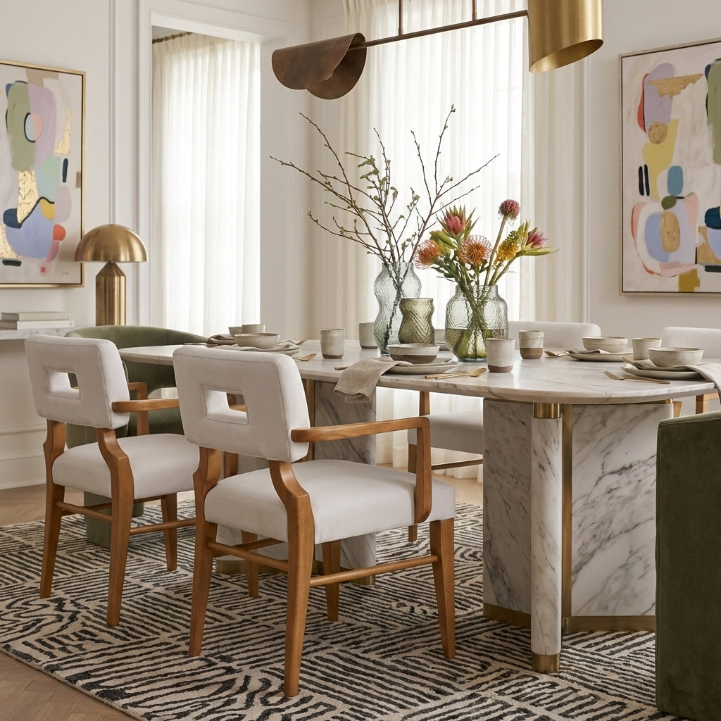 Golden Era Dining Arm Chair