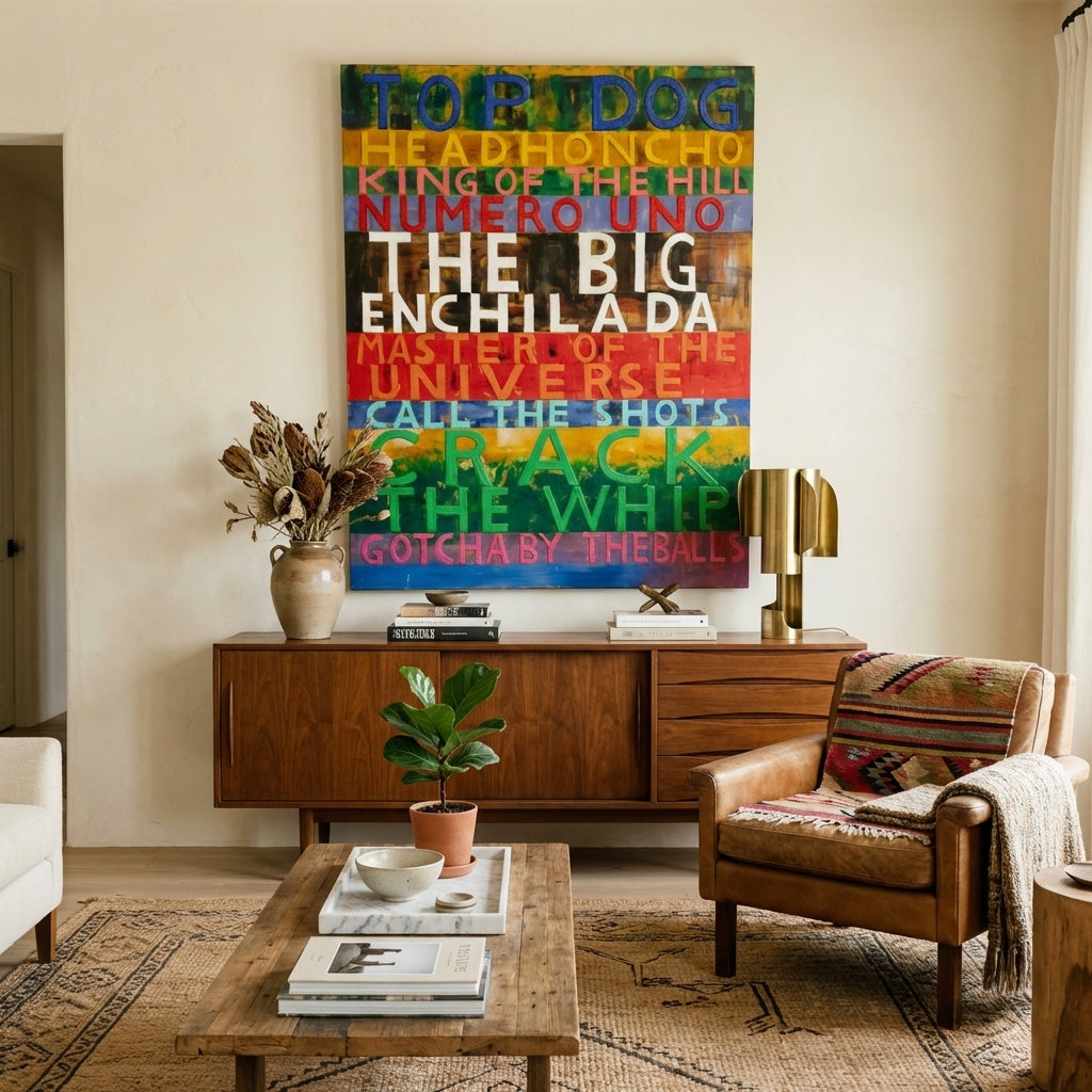The Big Enchilada Oil on Canvas 56 x 72 in