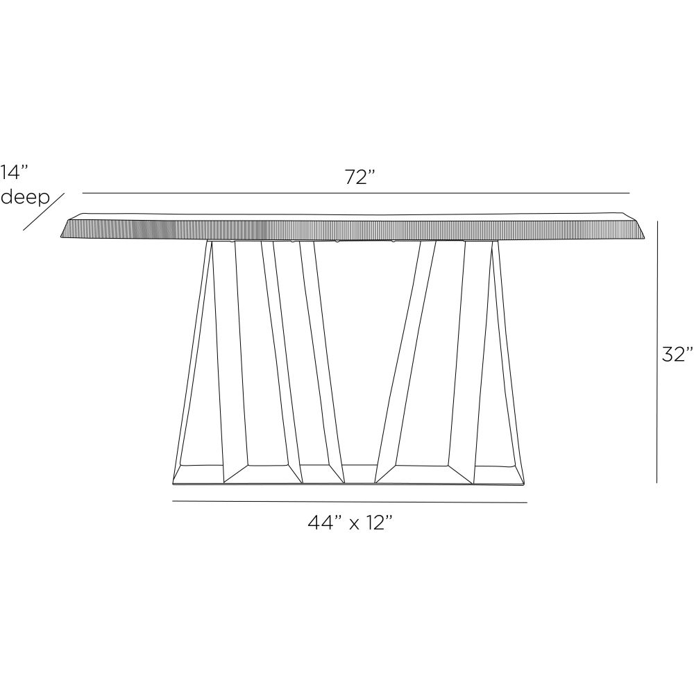 Langford Console - Gray