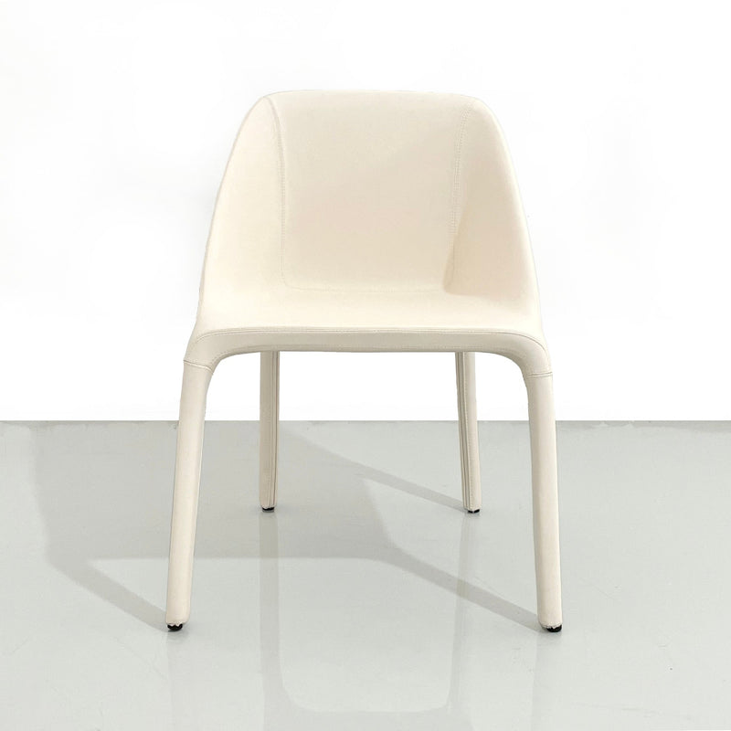 Mantra Dining Chair-France & Son-FMC019WHT-Lounge Chairs-1-France and Son