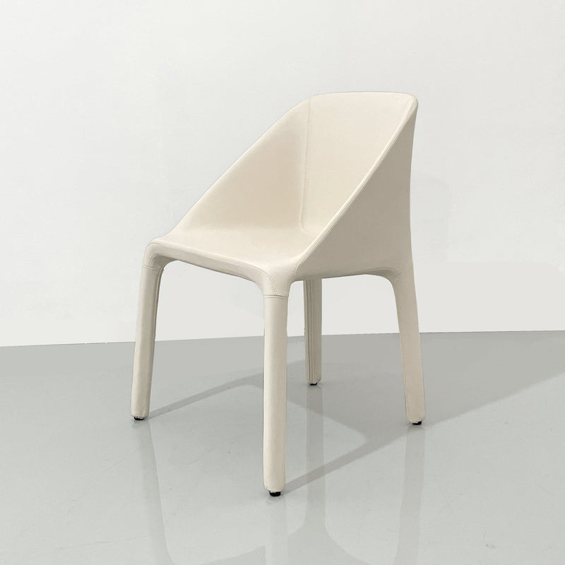Mantra Dining Chair-France & Son-FMC019WHT-Lounge Chairs-2-France and Son