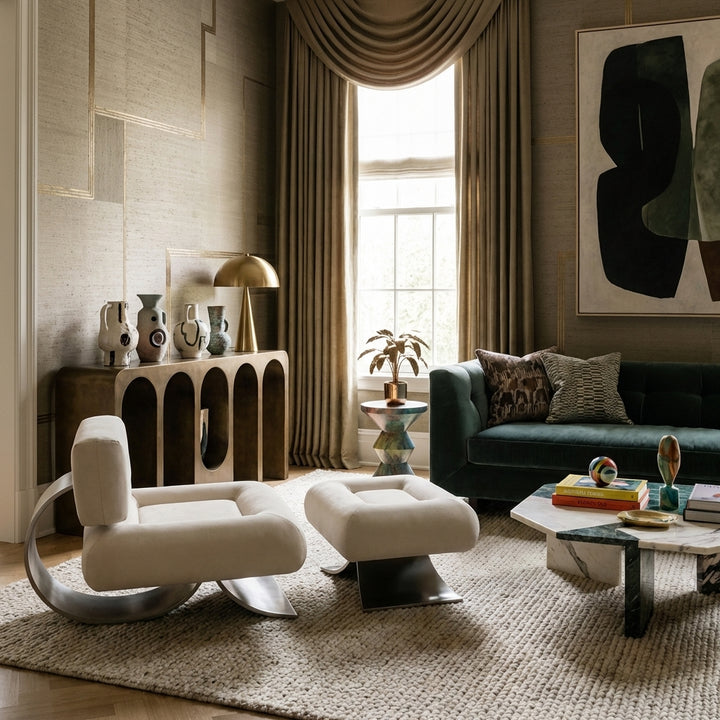 Niemeyer Lounge Chair and Ottoman