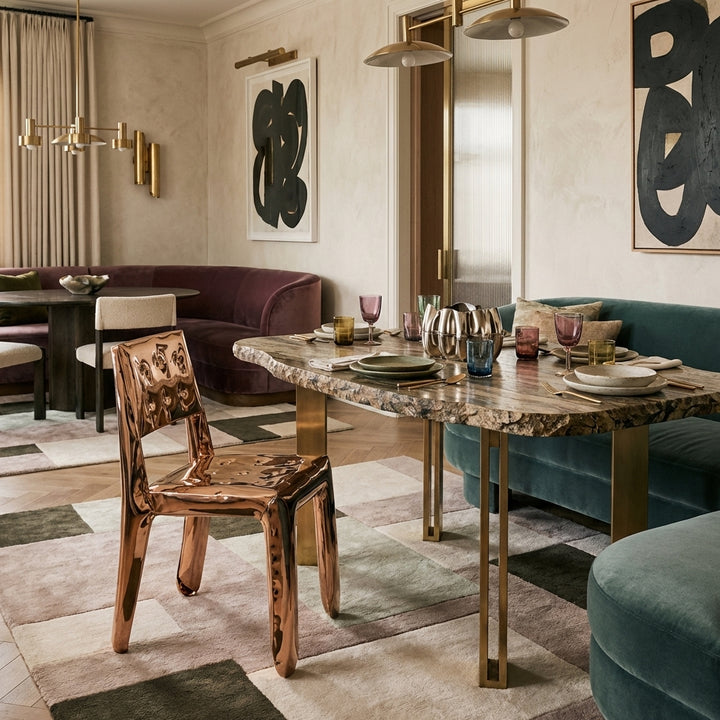 Balloon Dining Chair - Rose Gold