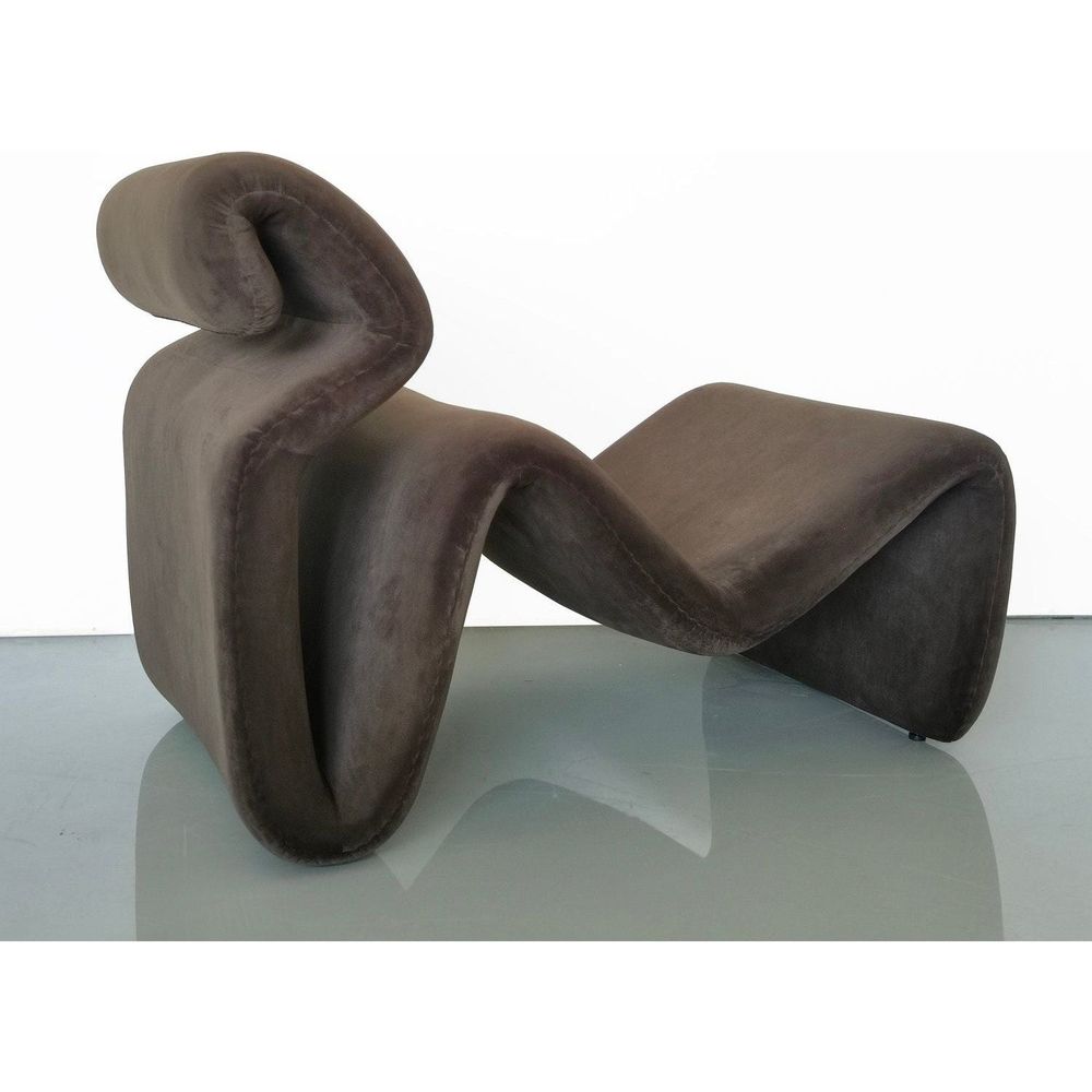 Etcetera Figure Lounge Chair + Ottoman-France & Son-FL1090BGE-FL1190BGE-Lounge ChairsBeige Set-18-France and Son