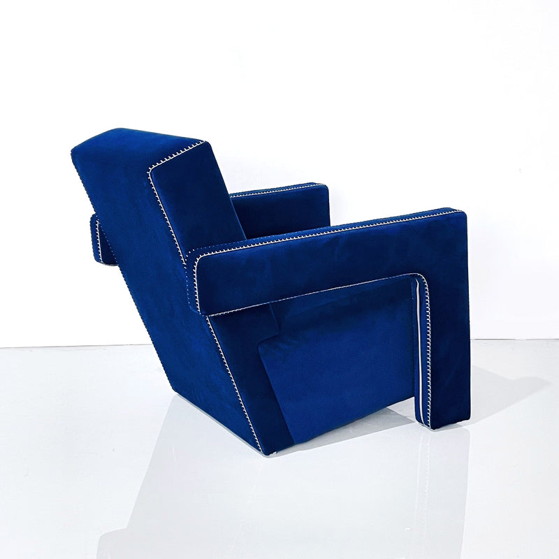 Utrecht Arm Chair-France & Son-FMC082BLUE-Lounge Chairs-4-France and Son