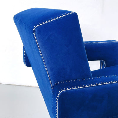 Utrecht Arm Chair-France & Son-FMC082BLUE-Lounge Chairs-6-France and Son
