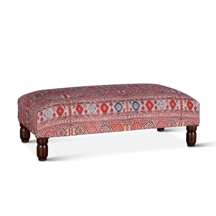 Marrakech 48" Mix Pattern Accent Ottoman-Home Trends & Designs-HOMETD-FMK-OTT48-MF2-Stools & Ottomans-1-France and Son