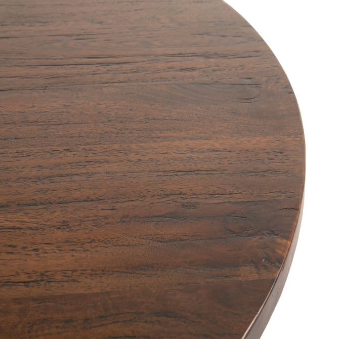 Mountain Lodge 54" Round Table Premium Dark Walnut-Home Trends & Designs-HOMETD-FML-RD54PW-Dining Tables-3-France and Son