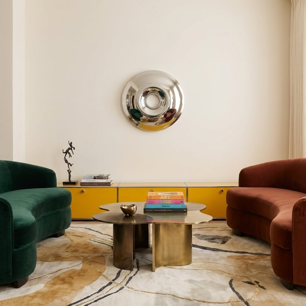 Balloon Ring Wall Mirror Sculpture