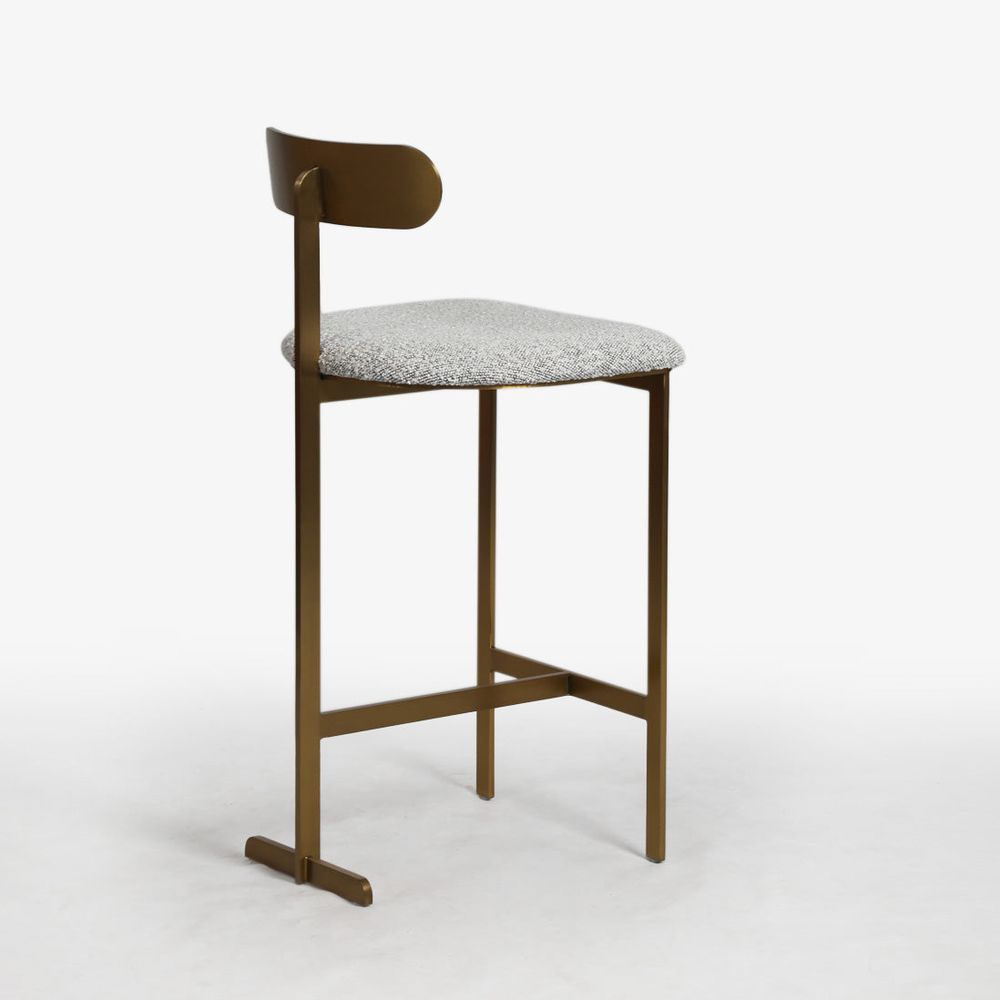 Bar & Counter Stools Pill Counter Stool with Upholstered Seat