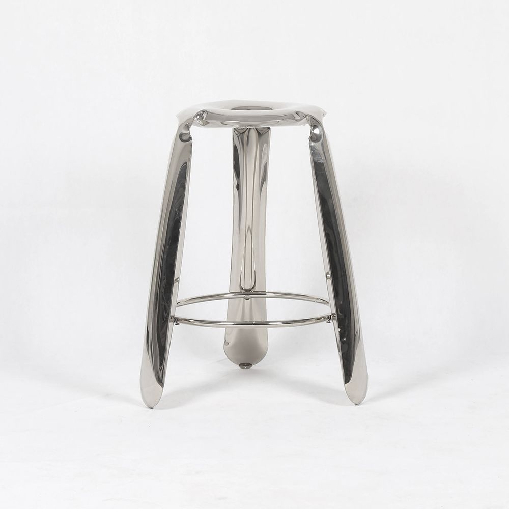 Stainless Balloon Counter Stool - Multi Color