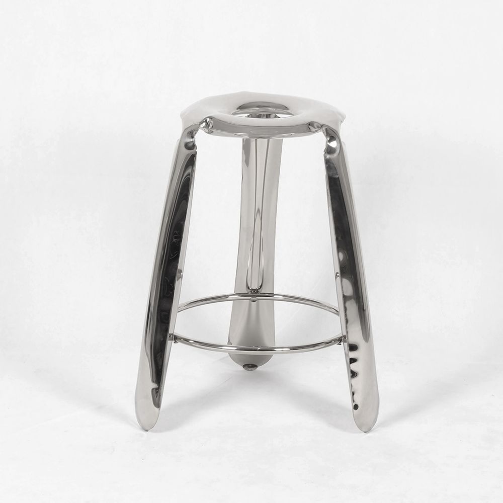 Stainless Balloon Counter Stool - Multi Color